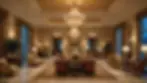 Eye-level view of The Ritz-Carlton lobby with exquisite decor